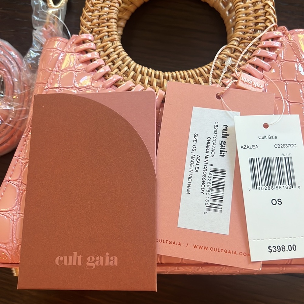 Cult Gaia Pink Chiara Crossbody Bag - Picture 9 of 9